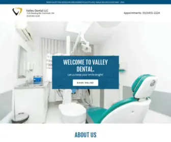 Valleydentalllc.com(Valley Dental) Screenshot