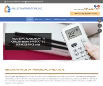 Valleydistributors.net(Valley Distributors) Screenshot