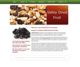 Valleydriedfruit.com(Valley Dried Fruit) Screenshot