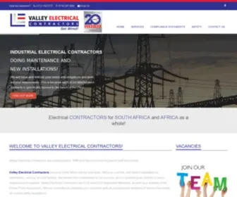 Valleyelectrical.co.za(Valley Electrical Contractors) Screenshot