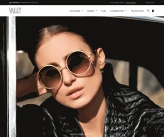 Valleyeyewear.com(Valley Eyewear USA) Screenshot