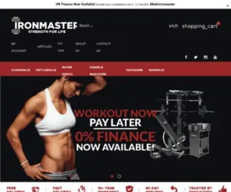 Valleyfitness.co.uk(Ironmaster Home Gym and Fitness Equipment for Sale) Screenshot