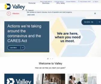 Valleyflorida.com(Valley National Bank) Screenshot