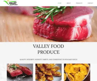 Valleyfoodproduce.com(Valley Food Produce) Screenshot