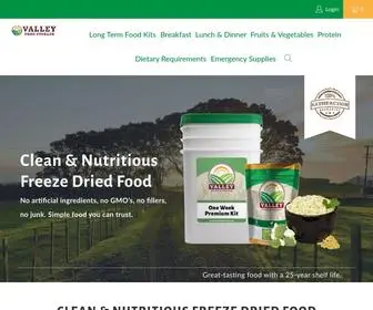 Valleyfoodstorage.com(Valley Food Storage) Screenshot