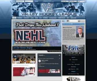 Valleyhockeyleague.com(Valley Hockey League) Screenshot