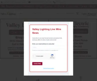 Valleyhomelighting.com(Valley Lighting) Screenshot