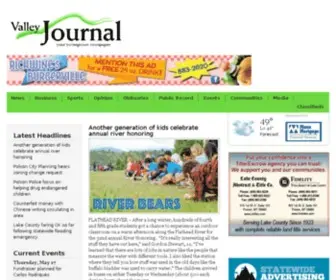 Valleyjournal.net(Valley Journal) Screenshot