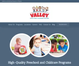 Valleylearningcenters.com(Daycare & Child Care in Phoenix) Screenshot