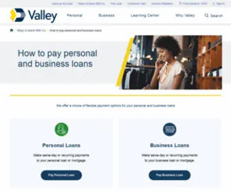 Valleyloanpayments.com(How to pay personal and business loans) Screenshot
