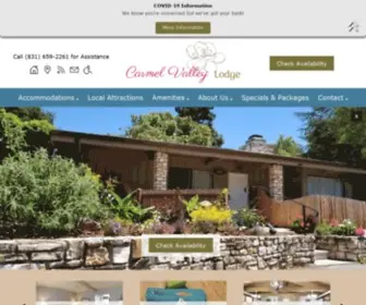 Valleylodge.com(Official Site. Best Rate Guarantee. The Carmel Valley Lodge) Screenshot