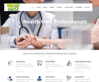 Valleymd.com(Medical Directory) Screenshot