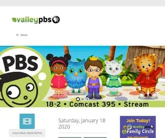 Valleypbs.org(ValleyPBS is your Valley Preschool) Screenshot