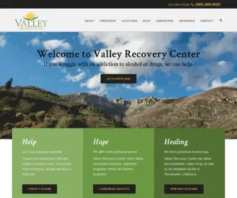 Valleyrecovery.com(Valley Recovery Center) Screenshot