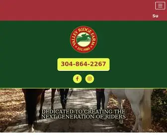 Valleyridgefarm.net(Horse Riding Lessons near Morgantown WV) Screenshot