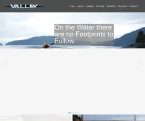 Valleyseakayaks.com Screenshot