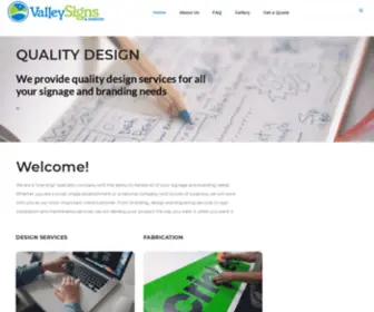Valleysignsandsurveys.com(Valley Signs and Surveys) Screenshot