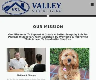 Valleysoberliving.org(⋆) Screenshot