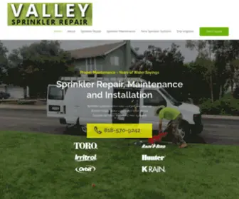 Valleysprinklerrepair.com(Fix Broken Sprinklers) Screenshot