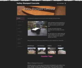 Valleystampedconcrete.ca(Valley Stamped Concrete) Screenshot