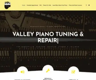 Valleytuning.com(Valley Piano Tuning and Repair) Screenshot