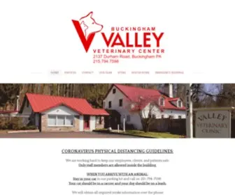 Valleyvetpa.com(Buckingham Valley Veterinary Center) Screenshot