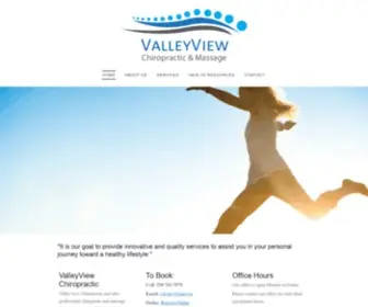 Valleyviewchiropractic.ca(Valleyview Chiropractic) Screenshot