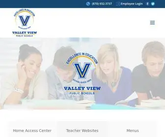 Valleyviewschools.net(Valley View School District) Screenshot
