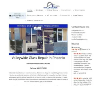 Valleywideglass.com(Window Repair and Replacement Valleywide Glass Company) Screenshot