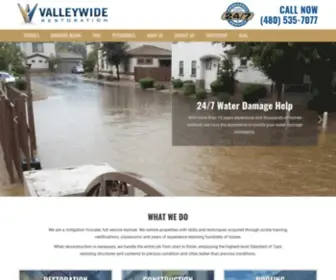 Valleywiderestoration.com(Water & Fire Damage Restoration) Screenshot