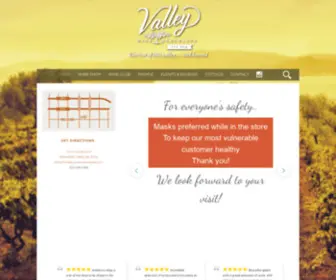 Valleywinemerchants.com(Valley Wine Merchants Home) Screenshot