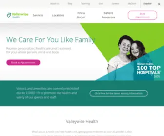 Valleywisehealth.org(Valleywise Health) Screenshot