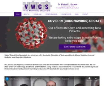 Valleywoundcare.com(Valley Wound Care Specialists) Screenshot