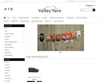 Valleyyarn.com(Valley Yarn) Screenshot