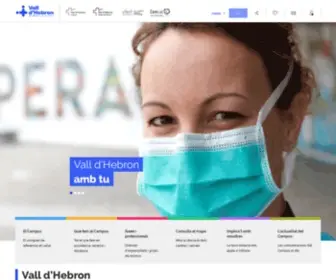 Vallhebron.com(Benvinguts al Vall d'Hebron Barcelona Hospital Campus) Screenshot