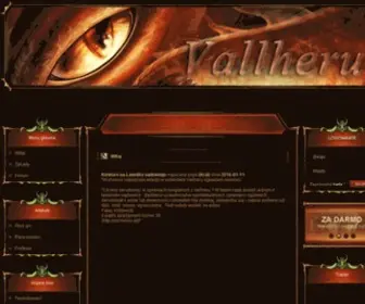 Vallheru.net(Witaj) Screenshot