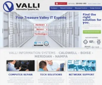 Valli.com(Valli Information Systems) Screenshot