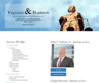 Valliantandharrison.com(John P) Screenshot