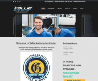 Vallieautomotive.com(Vallie Automotive Center) Screenshot