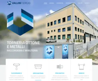 Vallinisergio.it(Tornitura Ottone) Screenshot