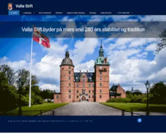 Valloe-Stift.dk(Vallø) Screenshot