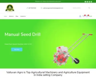 Valluvanagro.com(Valluvan Agro) Screenshot