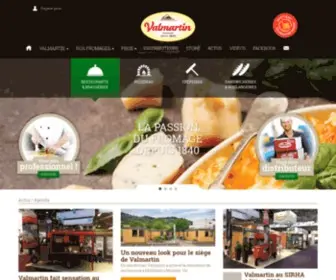 Valmartin.com(Fromages pour les professionnels de la restauration) Screenshot