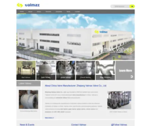 Valmaxvalves.com(China Industrial Valve Manufacturer Got Valves in Stock) Screenshot