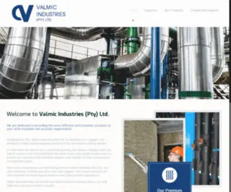 Valmic.co.za(Thermal Insulation) Screenshot