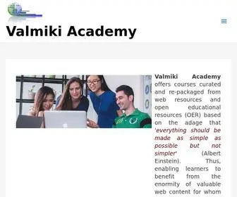Valmikiacademy.com(Free Online Courses) Screenshot