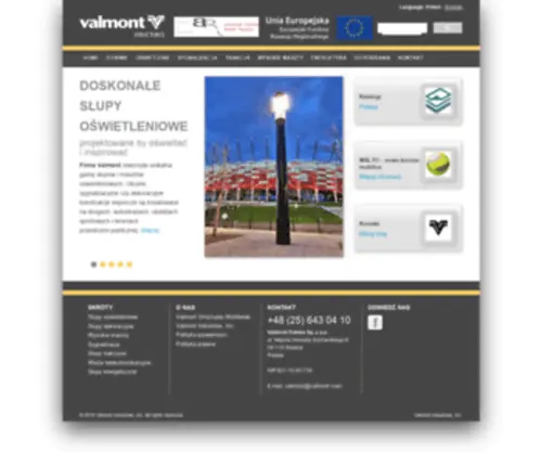 Valmont.pl(Valmont Polska) Screenshot