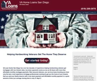 Valoancentersandiego.com(VA Loan San Diego Center) Screenshot