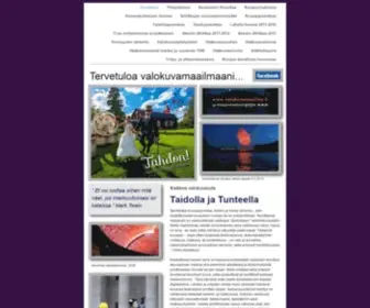 Valokuvamaailma.fi(Tervetuloa valokuvamaailmaani) Screenshot