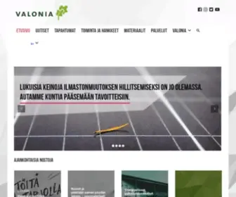 Valonia.fi(Etusivu) Screenshot